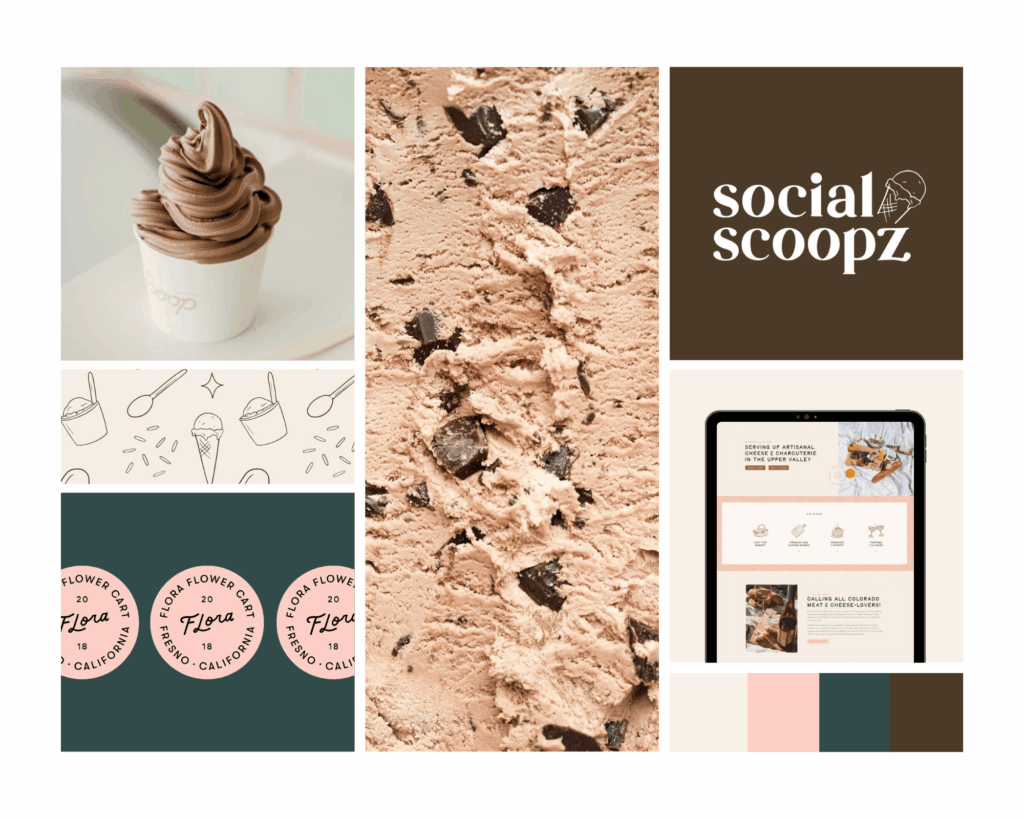 The Social Cow Brand Moodboard
