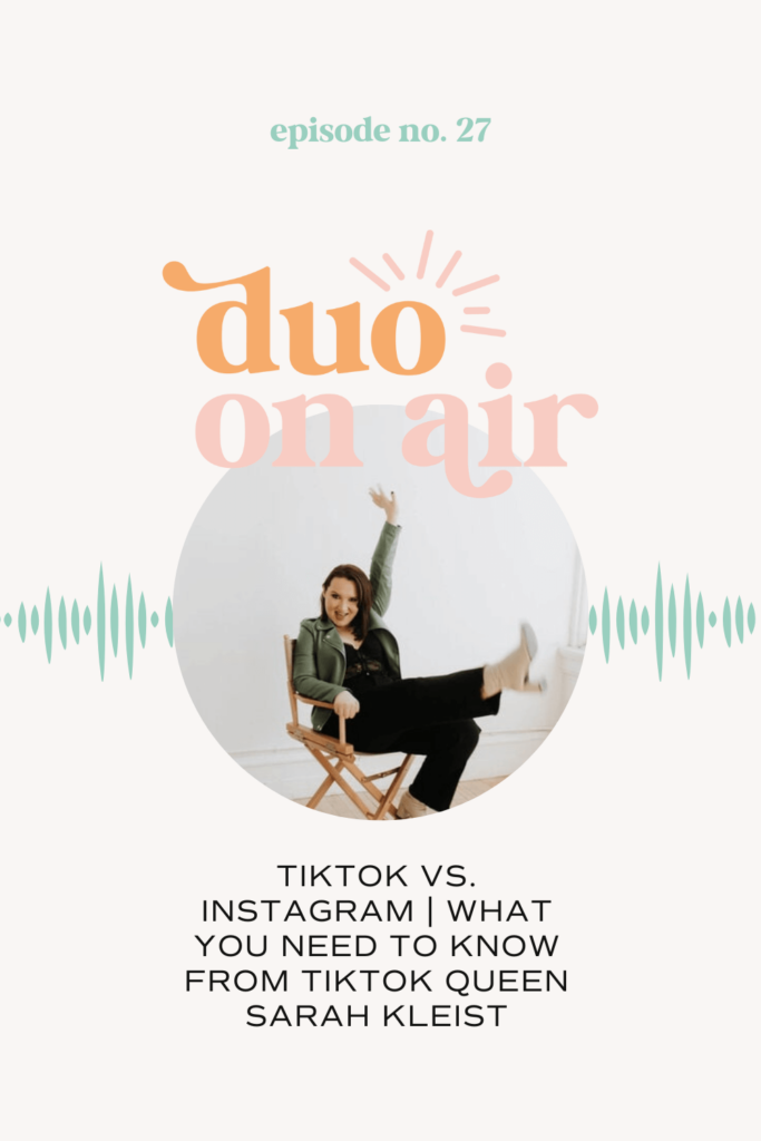 TikTok vs. Instagram | What You Need To Know From TikTok Queen Sarah Kleist
