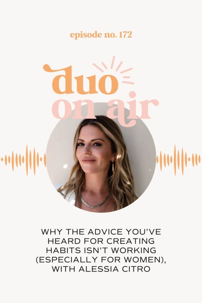 creating habits to stick to