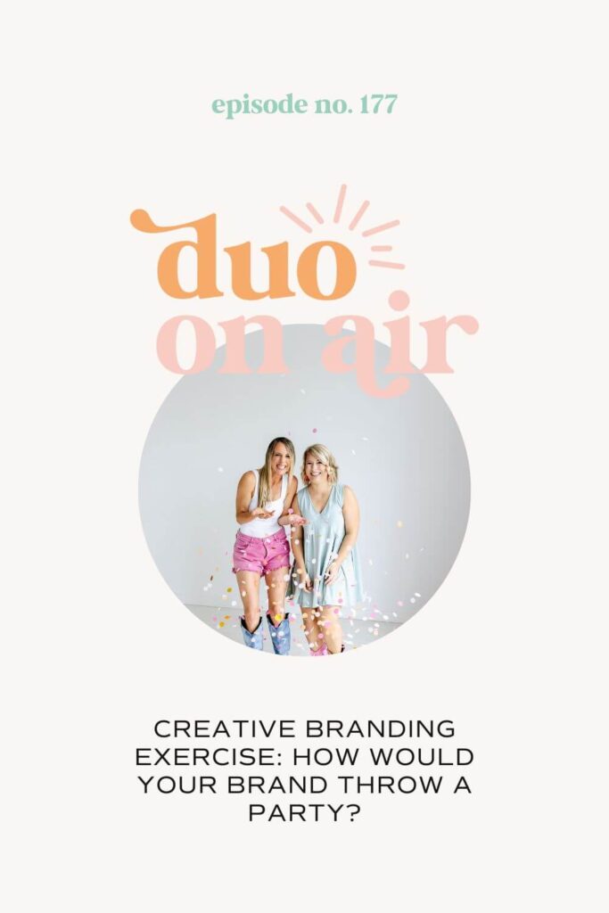 Creative Branding Exercise Throw a Party