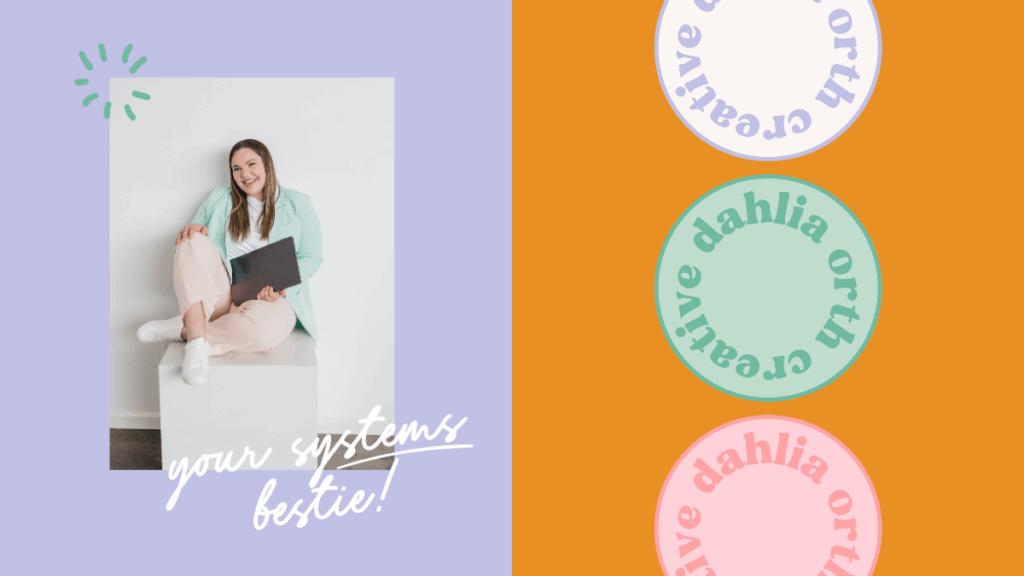 Dahlia Orth Creative, Honeybook Pro and Systems Specialist Rebrand Assets
