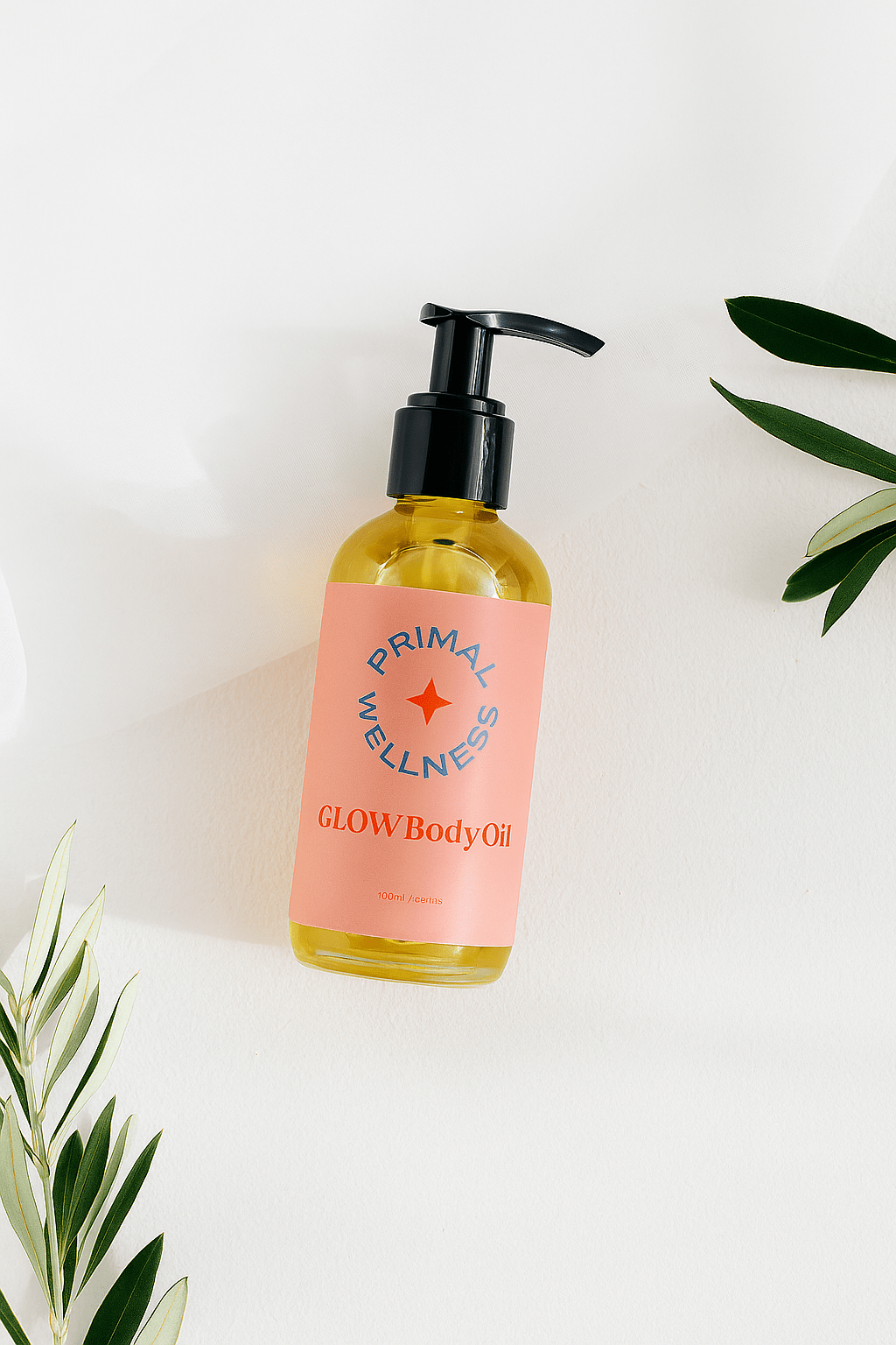 Primal Wellness Branding for Holistic Wellness Products for Women Body Oil