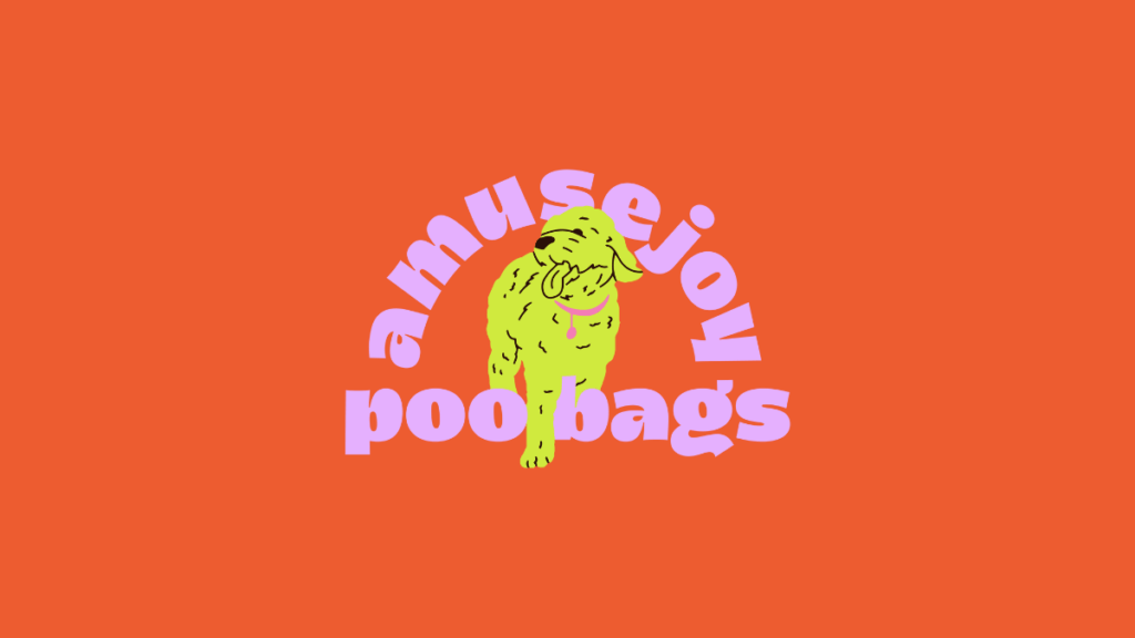 new amusejoy poo bag logo