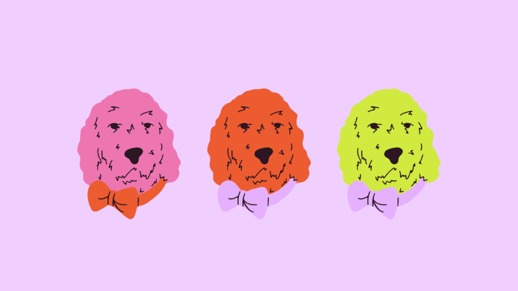 amusejoy poo bag colorful illustrations