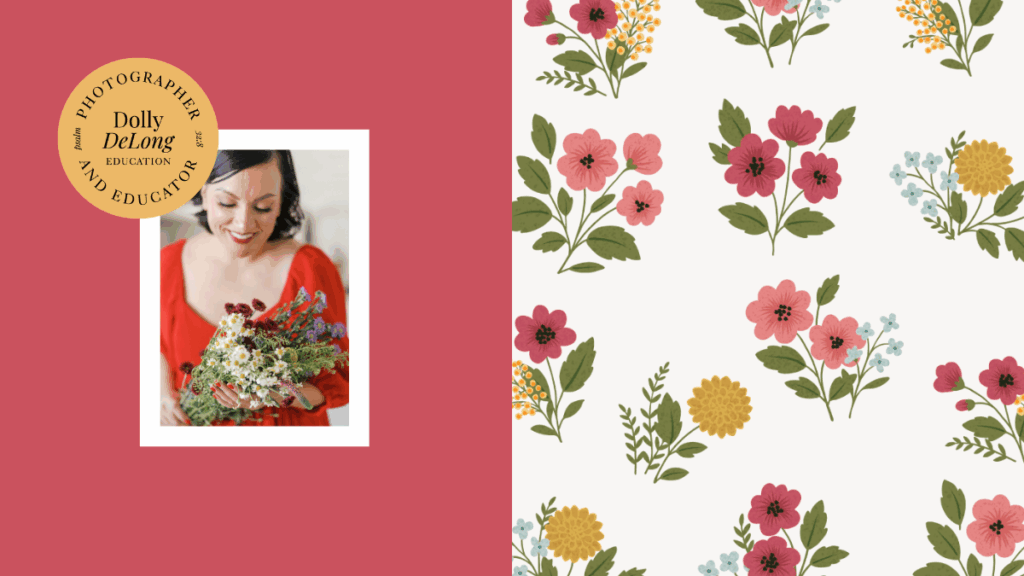 custom floral illustrations for dolly delong education