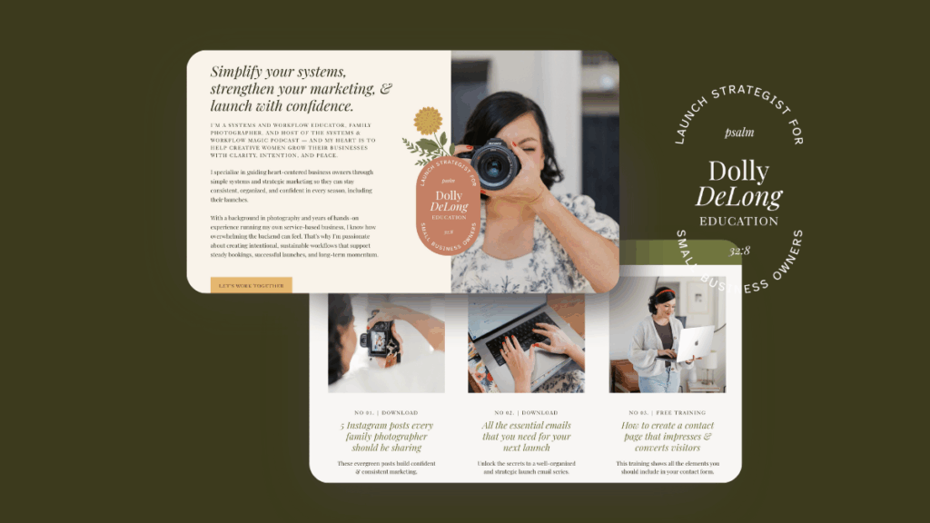 strategic branding of a website