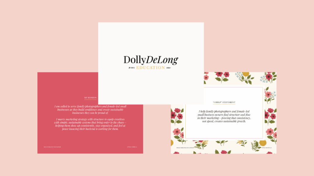 dolly delong branding for educators