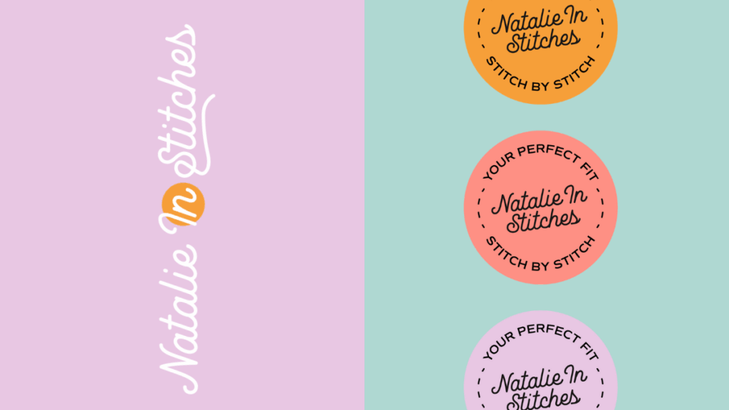 natalie in stitches logo options