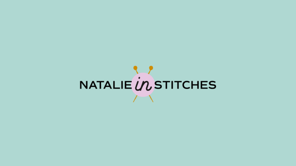 new branding logo for natalie in stitches