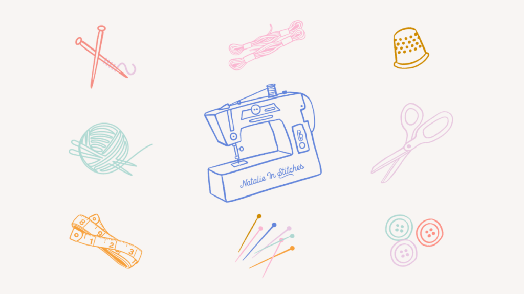 custom illustrated icon suite for natalie in stitches