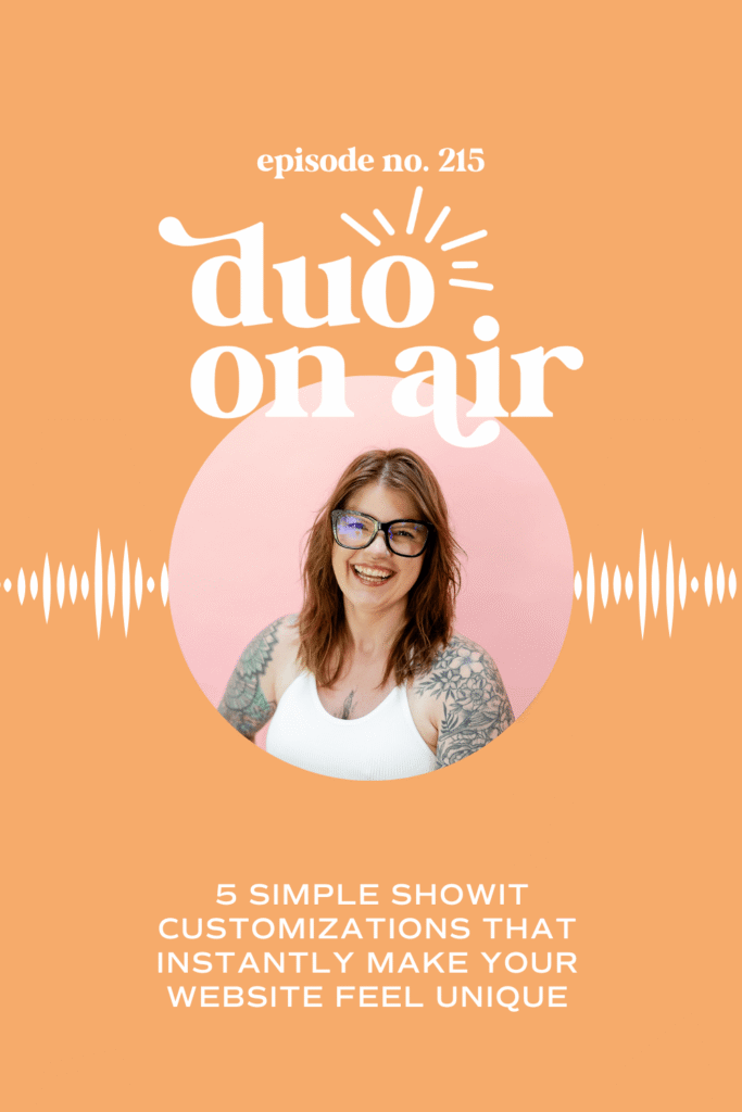 Showit Customizations That Instantly Make Your Website Feel Unique